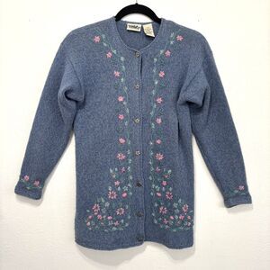 Northern Reflections Blue Cardigan Large
